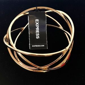 Express Gold Bangle  Bracelet